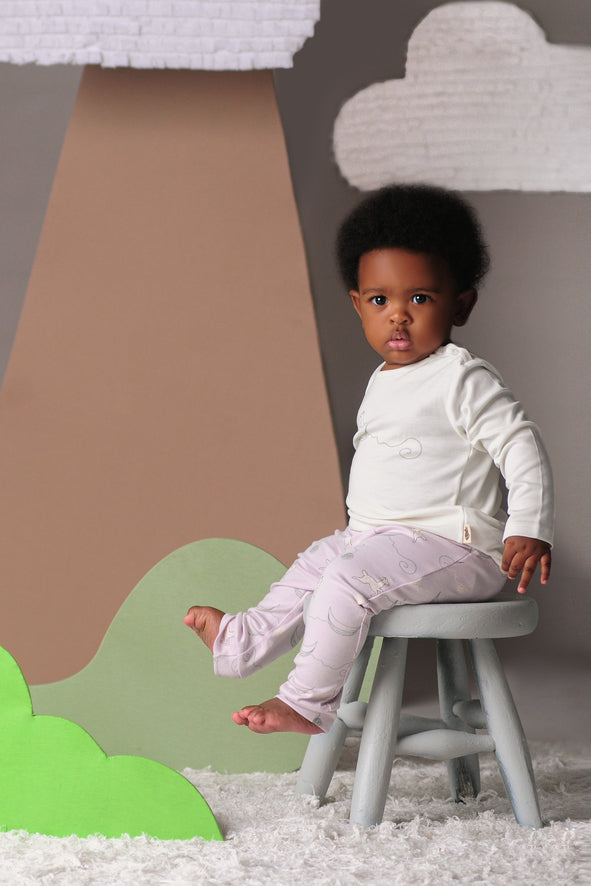 Camiseta Manda Longa Little Traveller Off White