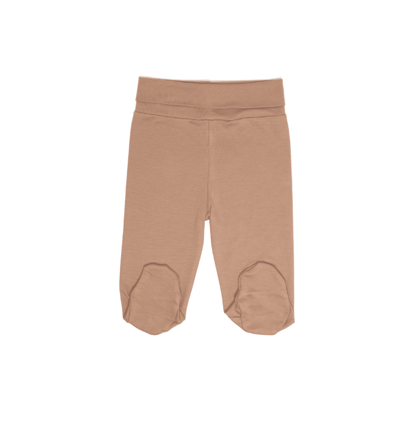 Calça com Cós Alto e com pé Latte