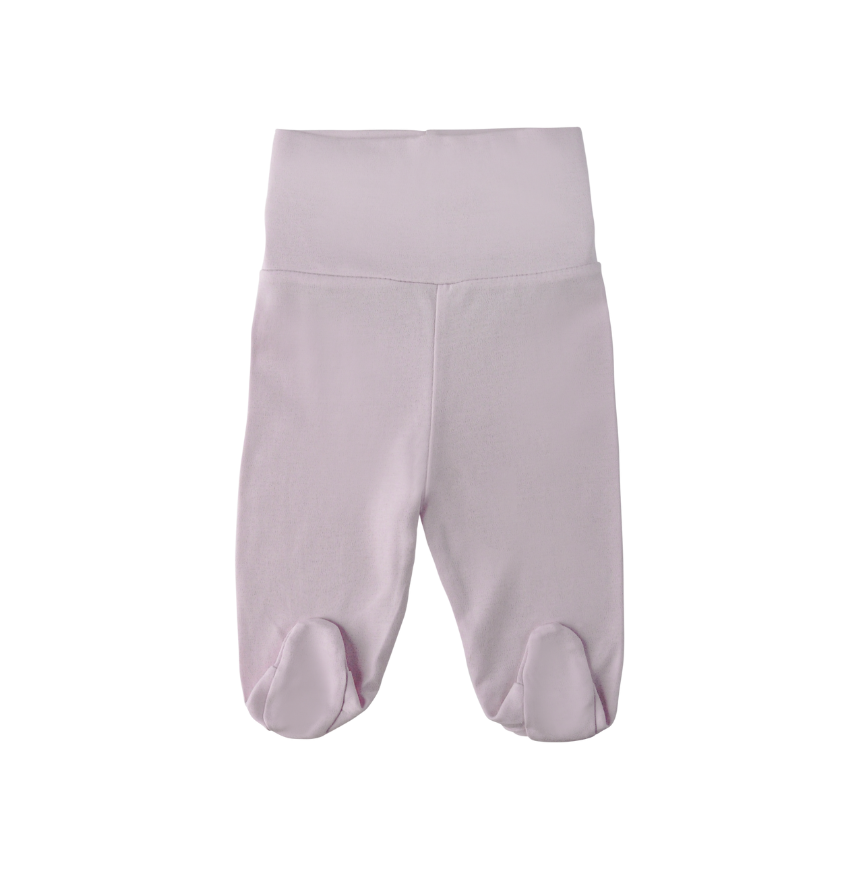 Calça com Cós Alto e com pé Lavanda
