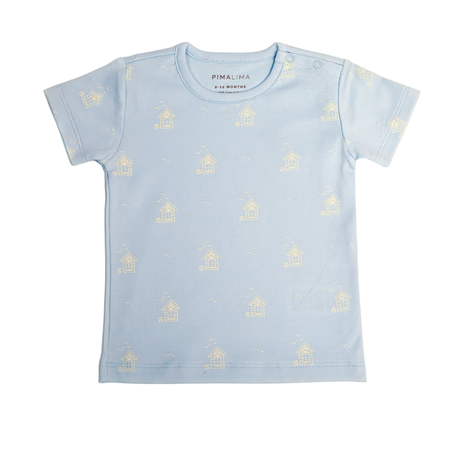 Camiseta Hut Azul Bebe
