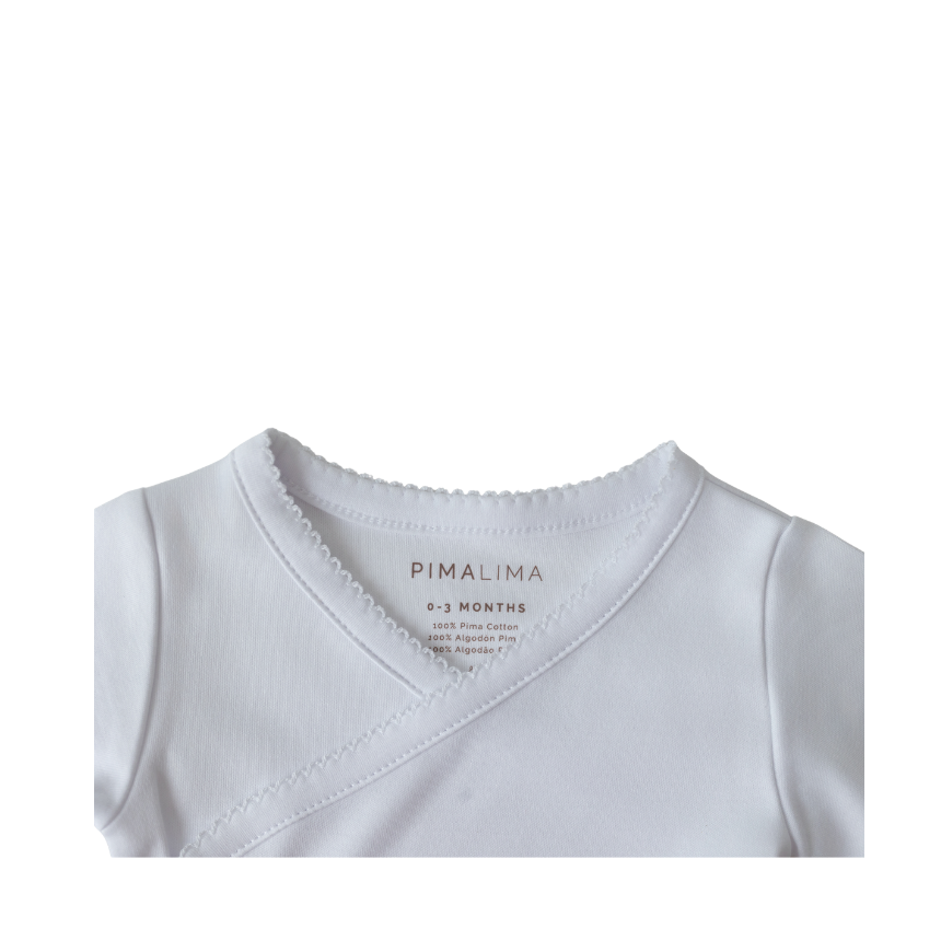 Body Kimono Manga Longa Branco