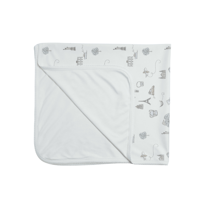 Puro Luxo para Maternidade: macacão + manta