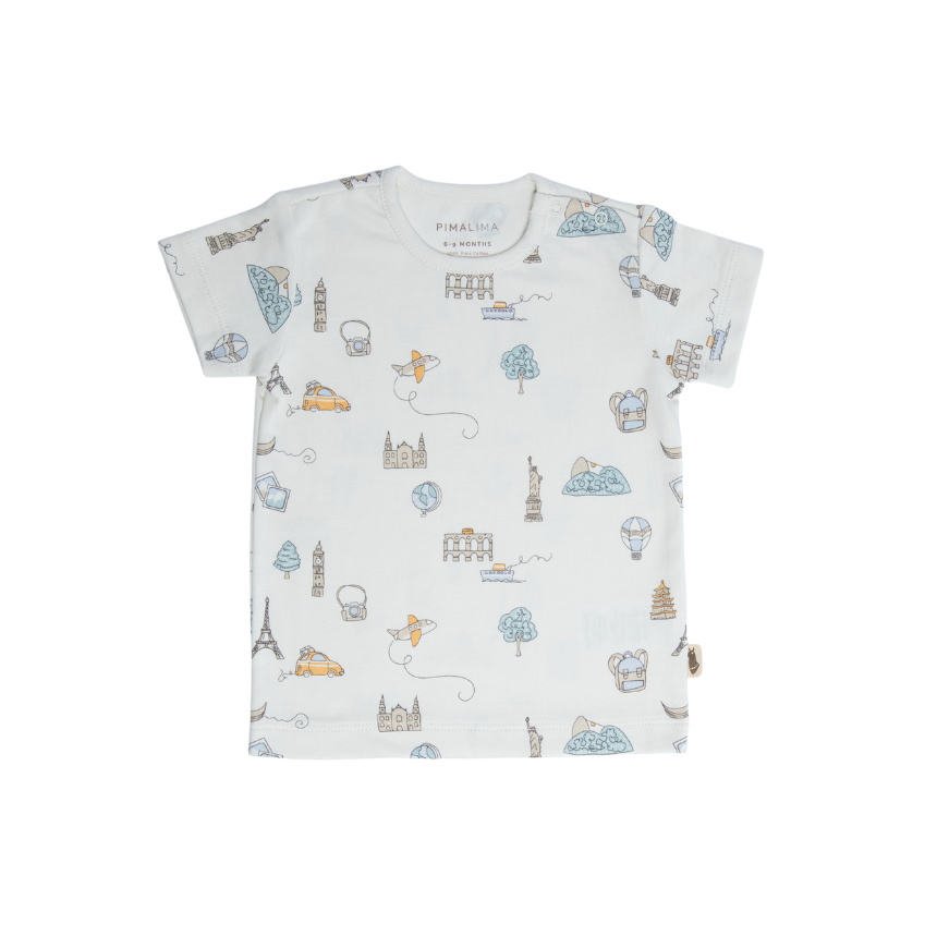 Camiseta Travel Branco