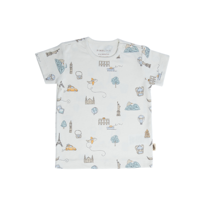 Camiseta Travel Branco